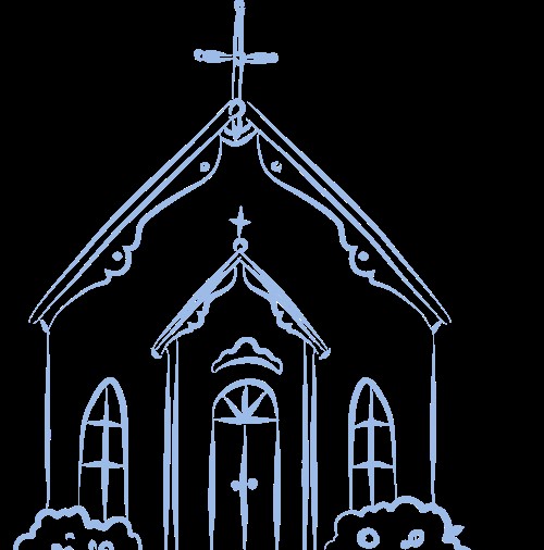 Ilustración de iglesia