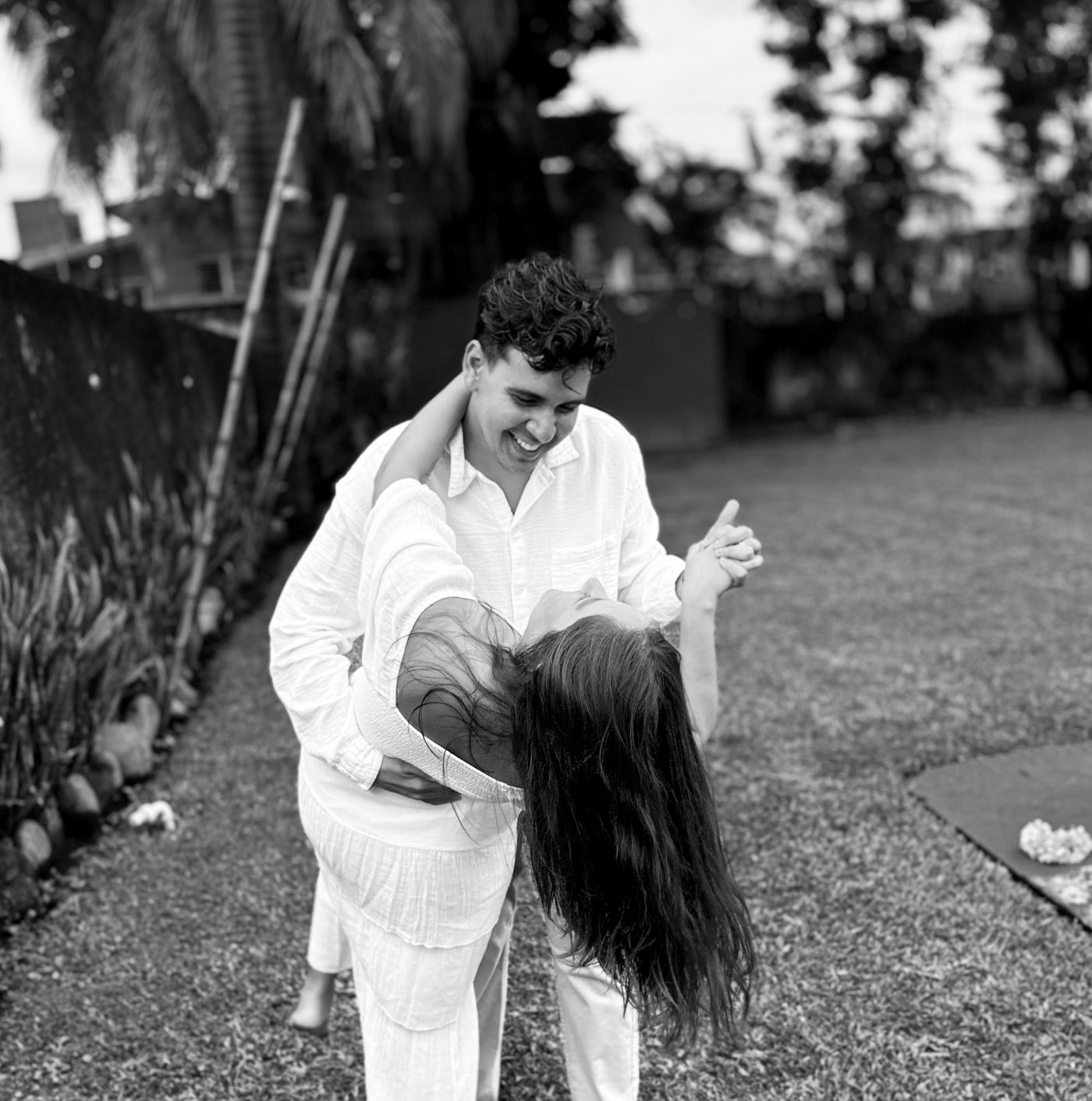 Paulina y Víctor bailando
